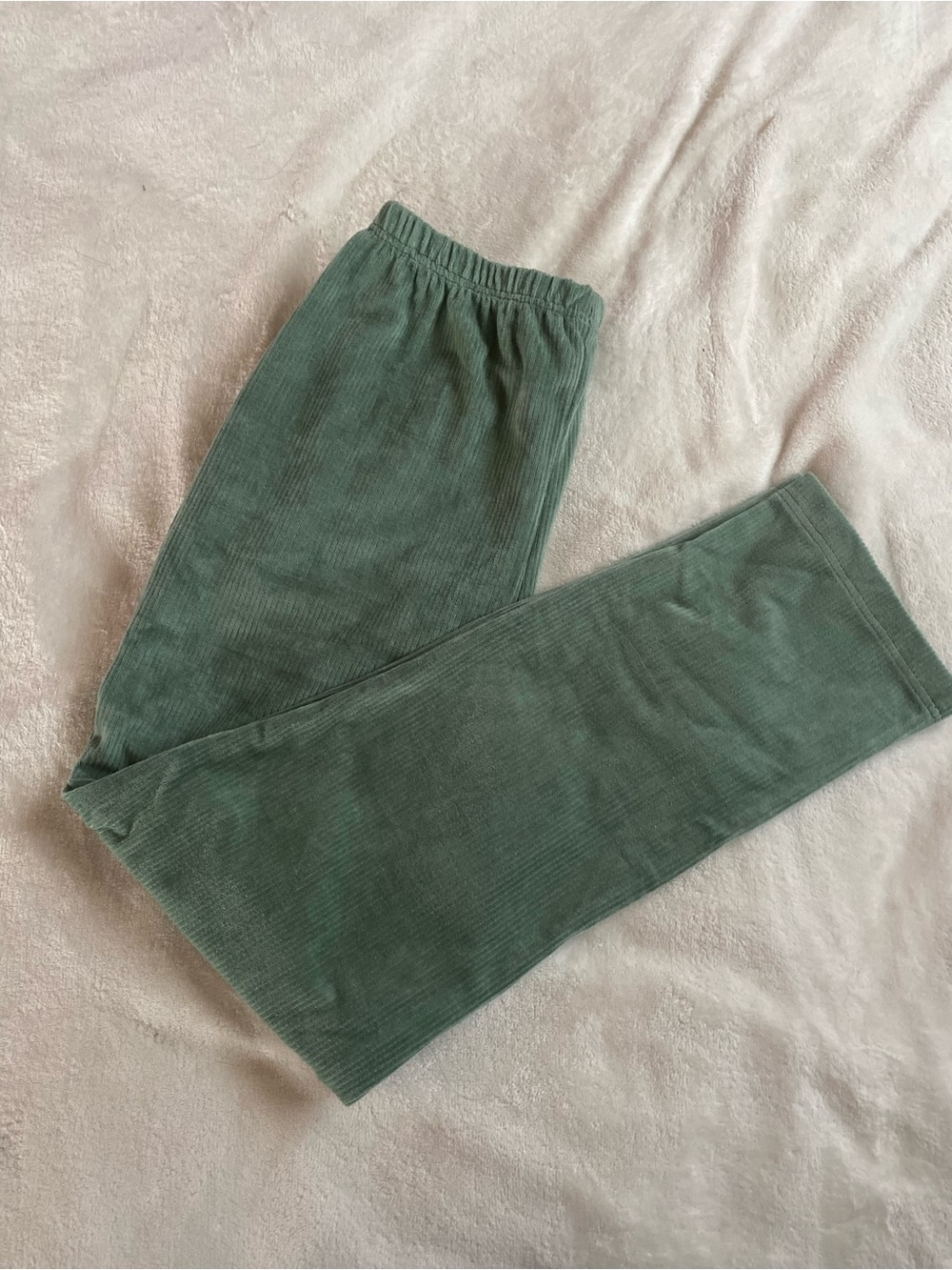 Blair Knit Green Corduroy Pants